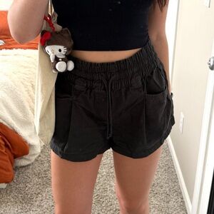 Black Women’s cargo Shorts